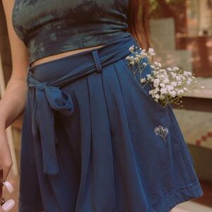 SOLD- Purusha People Indigo Sailor Shorts